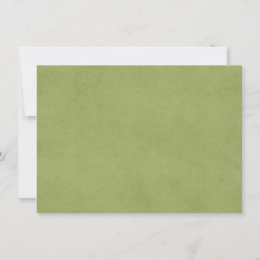 Vintage Olive Green Paper Parchment Background (Front)