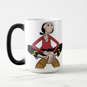 Vintage Olive Oyl Color Morph Mug