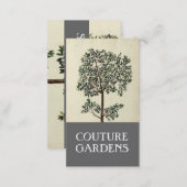 Vintage Olive Tree Gardener Business Card (Front/Back)