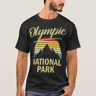 Vintage Olympic National Park Mountain T-Shirt