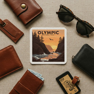 Vintage Olympic National Park Patch