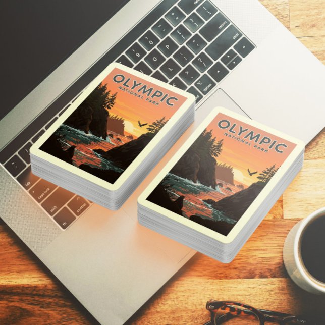Vintage Olympic National Park Poker Cards (Creator Uploaded)