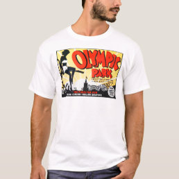 Vintage &quot;Olympic Park&quot; Poster - Irvington, NJ T-Shirt