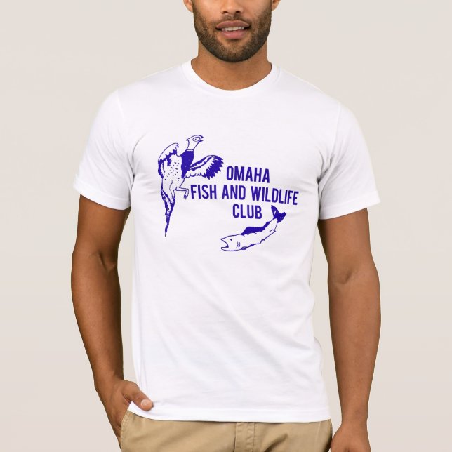 Vintage Omaha Fish and Wildlife Club T-Shirt (Front)
