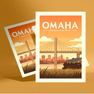 Vintage Omaha Nebraska Postcard