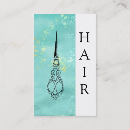 *~* Vintage Ombre Victorian Scissors HAIR SYLIST Business Card