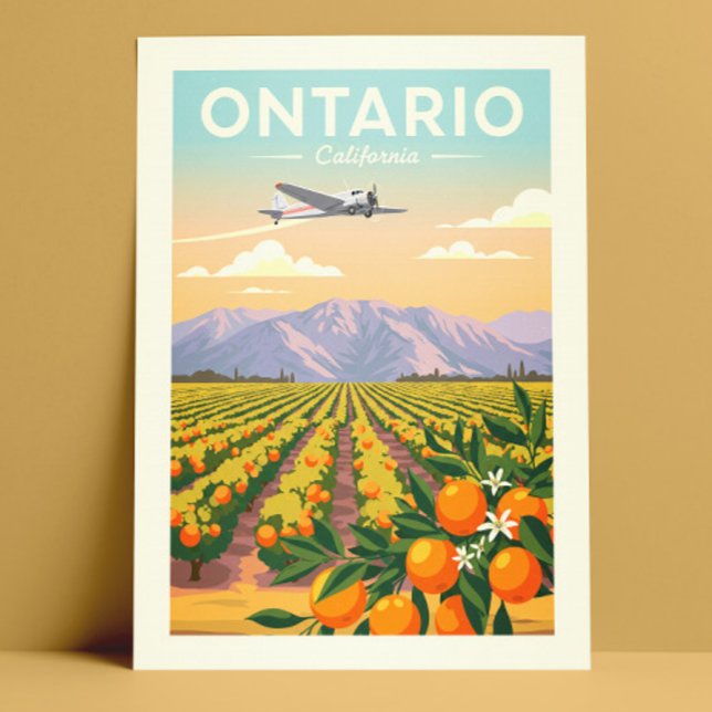 Vintage Ontario California Postcard (Creator Uploaded)