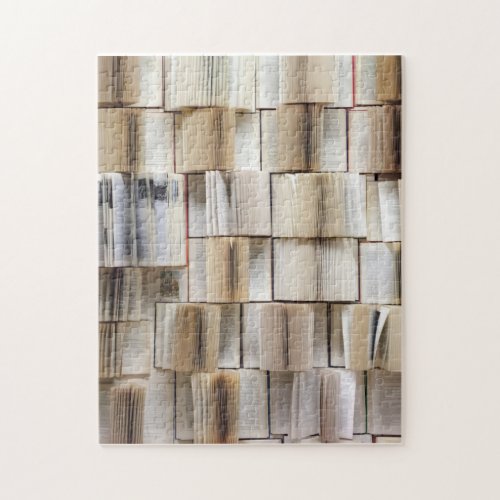 Vintage Open Books Book Pages Jigsaw Puzzle Vintage Open Books Book Pages Jigsaw Puzzle