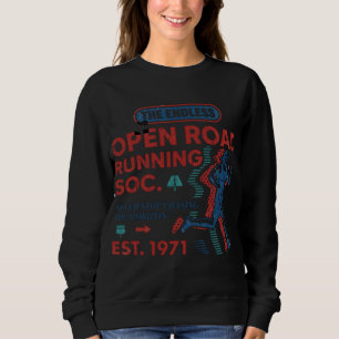 Vintage Open Road Running Club Retro Runner Tee
