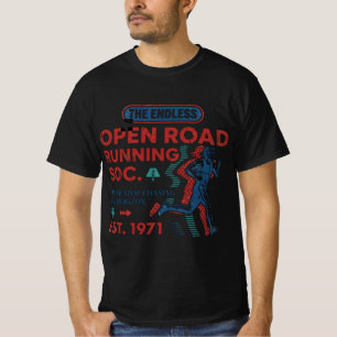 Vintage Open Road Running Club Retro Runner Tee