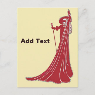 Vintage Opera, add text Postcard