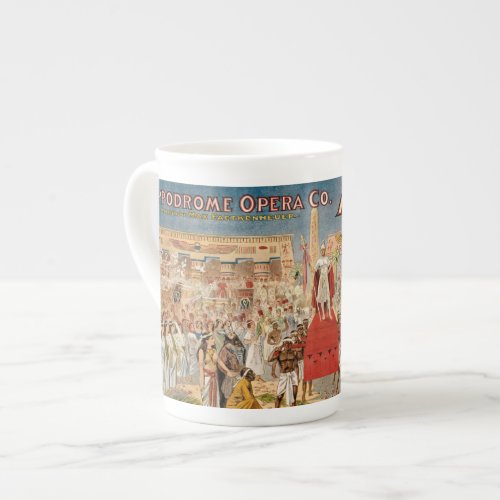 Vintage Opera Aida Artwork Bone China Mug