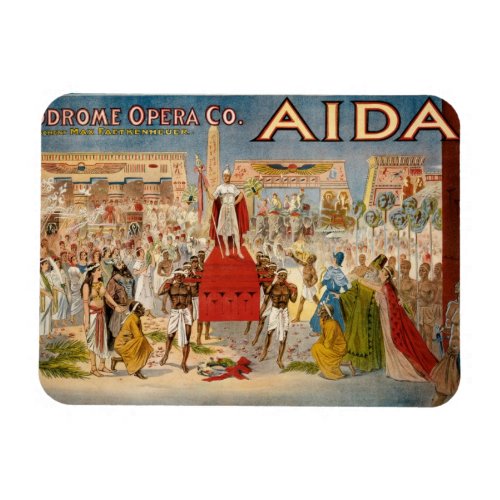 Vintage Opera Aida Artwork Magnet