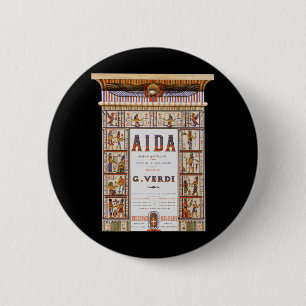 Vintage Opera Music, Egyptian Aida by Verdi Button
