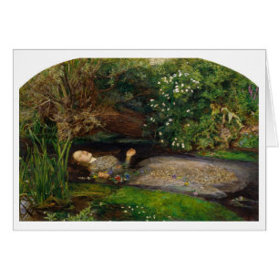 Vintage - Ophelia by Millais, Cards