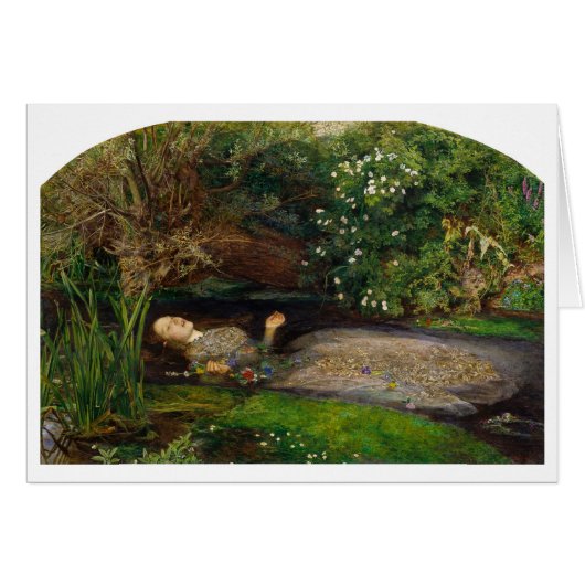 Vintage - Ophelia by Millais, Cards (Front Horizontal)