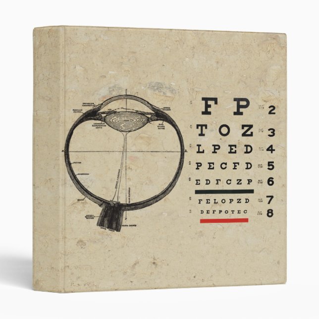 Vintage Ophthalmologist Binder (Front/Spine)