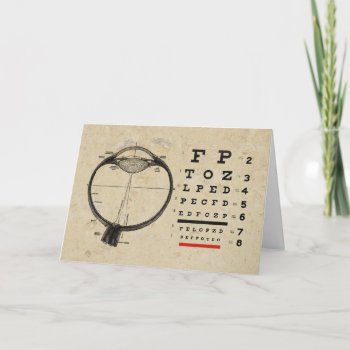 Vintage Ophthalmologist Card by NeatoCards at Zazzle