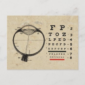 Vintage Ophthalmologist Postcard by NeatoCards at Zazzle