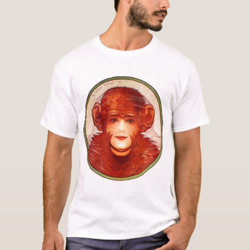 Vintage Optical Illusion Monkey or Woman T_Shirt