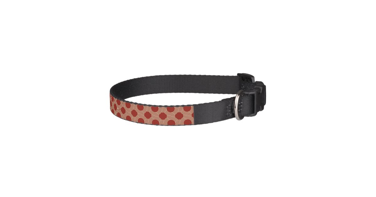 Geometric Pattern Pet Collar