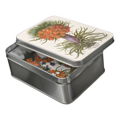 Vintage Orange Fritillaria Flowers Basilius Besler Jigsaw Puzzle