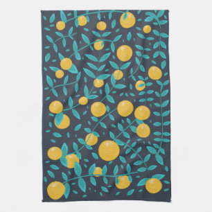 Vintage Orange Fruit Kitchen Towel