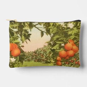 Vintage Orange Grove Accessory Pouch