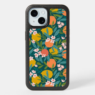 Vintage Orange & Lemon Blossom Pattern iPhone 15 Case