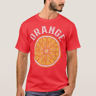 Vintage Orange Sliced Citrus Fruit Vegan Vegetaria T-Shirt