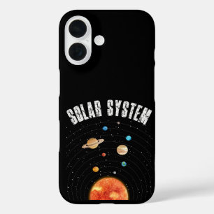 Vintage Orbits of the Planets Astronomy Lover iPhone 16 Case