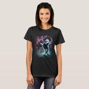 Vintage Orca Moon Lightning T-Shirt