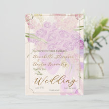 Vintage Orchid Ombré Bow and Bouquet