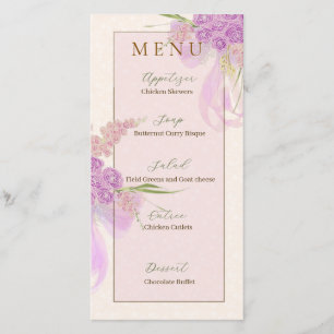 Vintage Orchid Ombré Bow and Bouquet-vellum