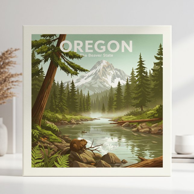  Vintage Oregon Ceramic Tile (Creator Uploaded)