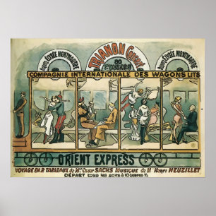 Vintage Orient Express Poster