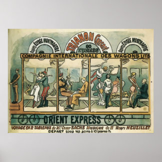 Vintage Orient Express  Poster