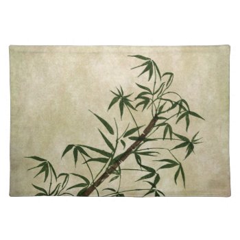 Vintage Oriental Bamboo 1 Placemat by Lasting__Impressions at Zazzle