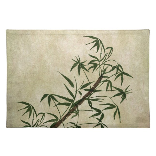 Vintage Oriental Bamboo 1 Placemat (Front)