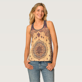 Vintage Oriental Rug Racerback Tank Top