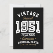 Vintage Original 1951 (Front)