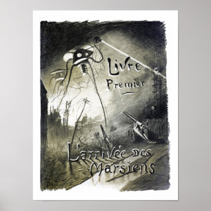 Vintage original alien invasion 28"×20" poster