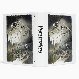 Vintage original alien world invasion movie poster 3 ring binder