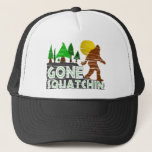 Vintage Original Gone Squatchin Design Hat at Zazzle