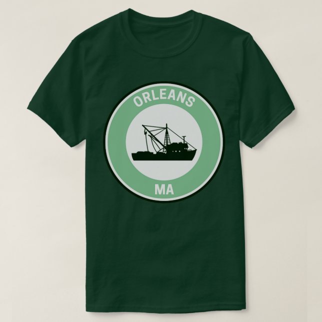 Vintage Orleans Massachusetts  T-Shirt (Design Front)