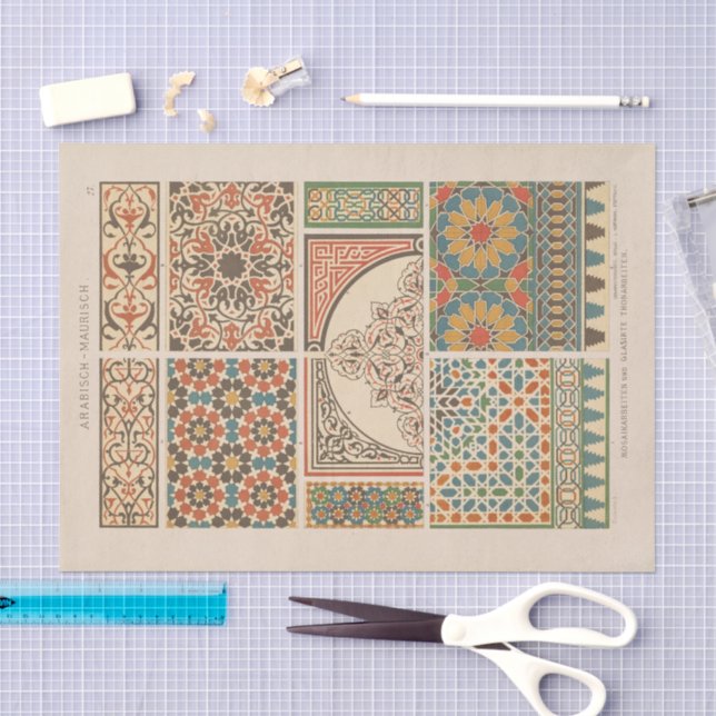 Vintage Ornamental Designs | Heinrich Dolmetsch Tissue Paper (Craft)