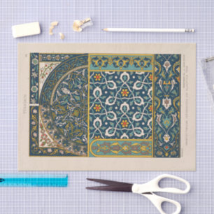 Vintage Ornamental Designs   Heinrich Dolmetsch Tissue Paper