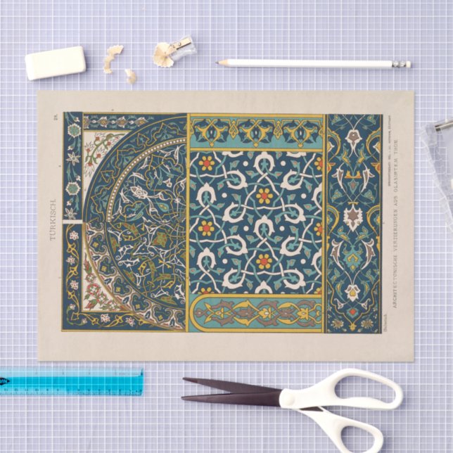 Vintage Ornamental Designs | Heinrich Dolmetsch Tissue Paper (Craft)