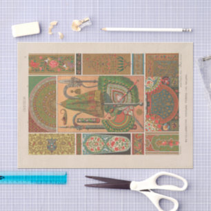 Vintage Ornamental Designs   Heinrich Dolmetsch Tissue Paper