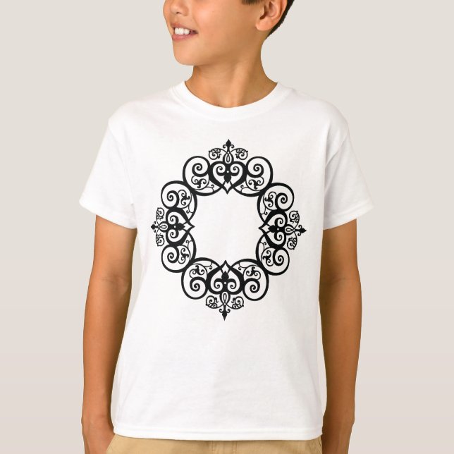 Vintage Ornamental Frame T-Shirt (Front)